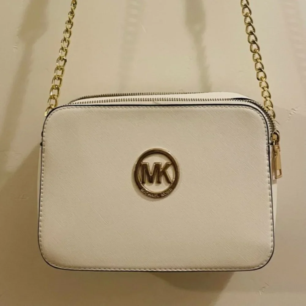 White Michael Kors Crossbody Bag - Picture 4 of 4